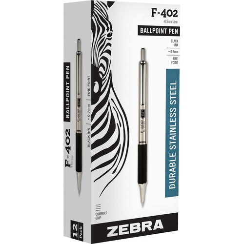 Zebra Pen Zebra Pen F402 Retractable Ballpoint Pen ZEB29210