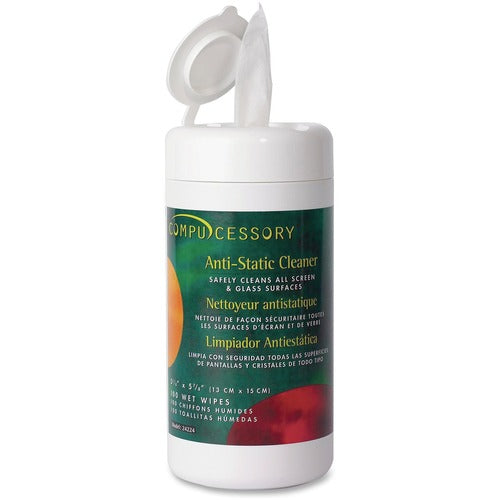 Compucessory CRT Screen Cleaning Wipes Dispenser - CCS24224