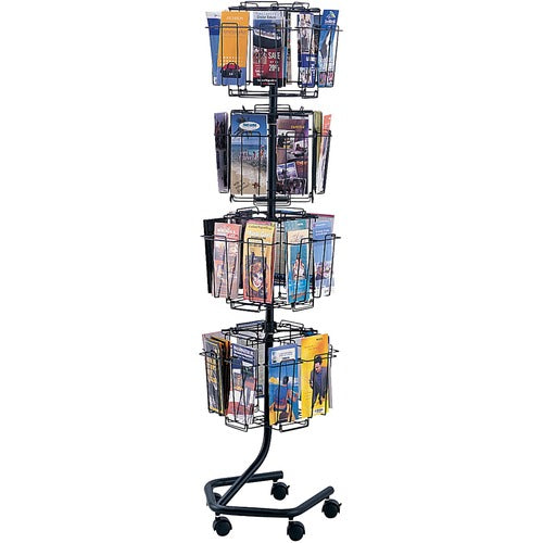 Safco Rotary Wire Brochure Display Stand - SAF4128CH FYNZ