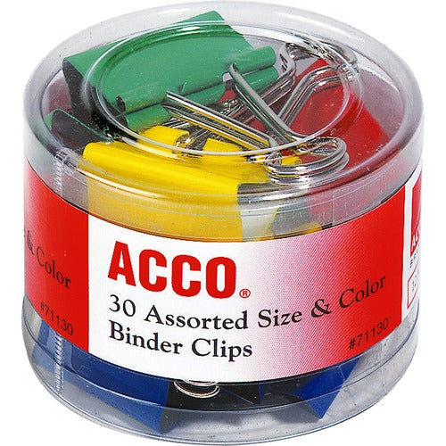 Acco Assorted Size Binder Clips - ACC71130