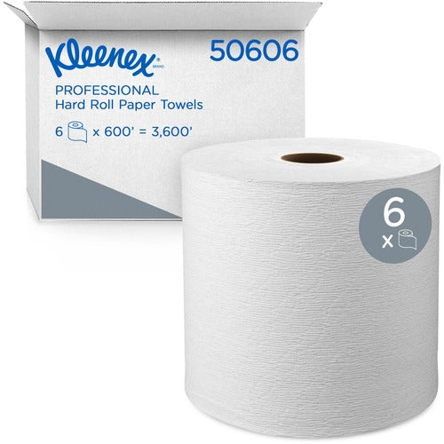 Kleenex Kleenex Hard Roll Paper Towels with Premium Absorbency Pockets KCC50606