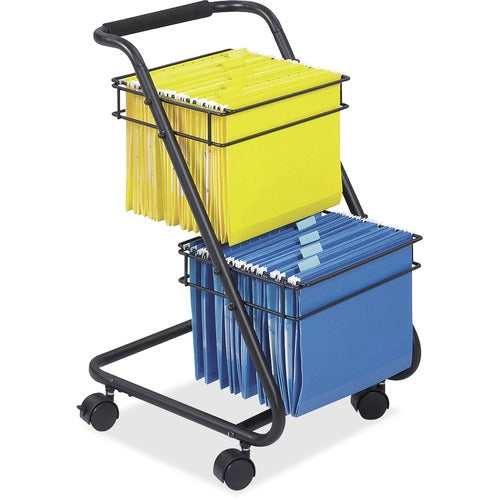 Safco Safco Jazz Two-Tier File Cart SAF5223BL