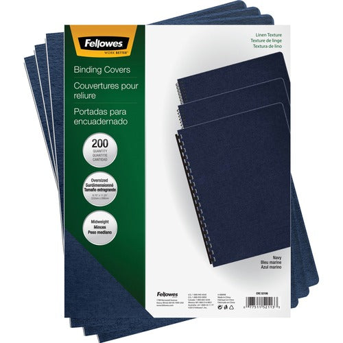 Fellowes Expressions Oversize Linen Presentation Covers - FEL52113