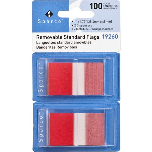 Sparco Sparco Removable Standard Flags in Dispenser SPR19260