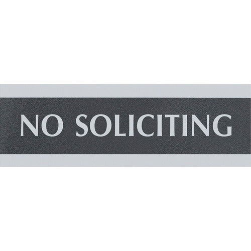 HeadLine Century No Soliciting Sign - USS4758