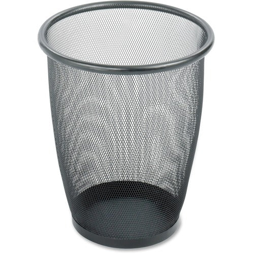 Safco Safco Round Mesh Wastebaskets SAF9717BL