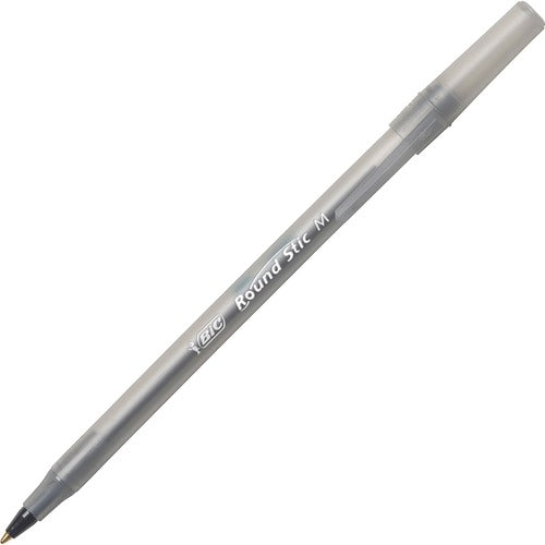 BIC Round Stic Ballpoint Pens - BICGSM609BK