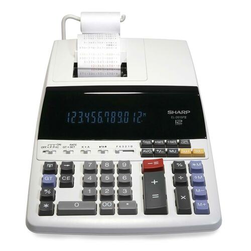 Sharp Calculators EL2615PIII Heavy-Duty Printing Calculator - SHREL2615PIII