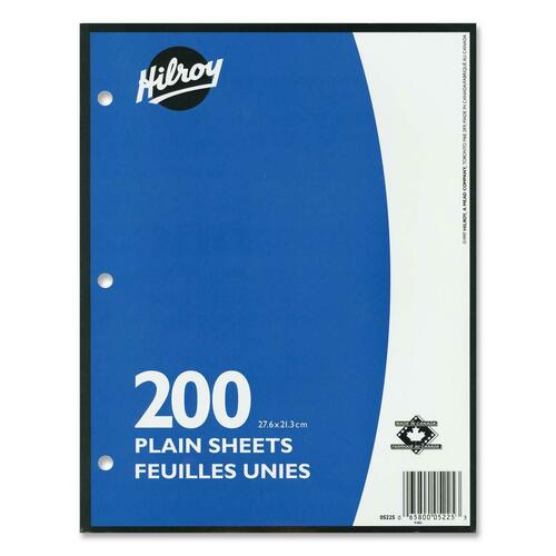 Hilroy Unruled Filler Paper - HLR05225