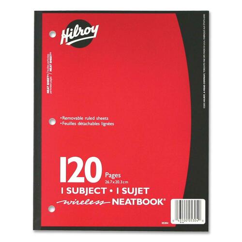 Hilroy Neatbooks One Subject Notebook - HLR05304