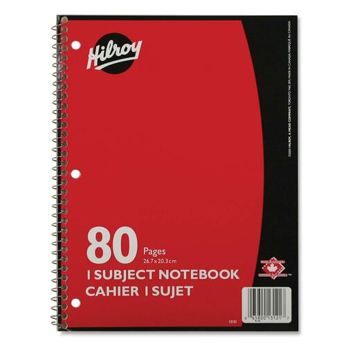 Hilroy Executive Coil One Subject Notebook - HLR13121