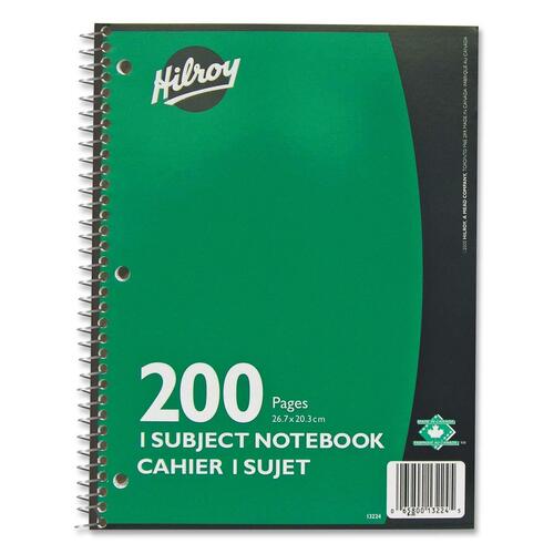 Hilroy Executive Coil One Subject Notebook - HLR13224