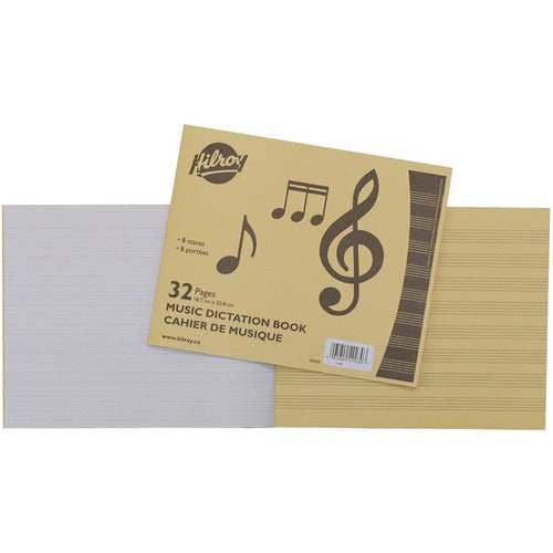 Hilroy Music Dictation Notebook - HLR29030