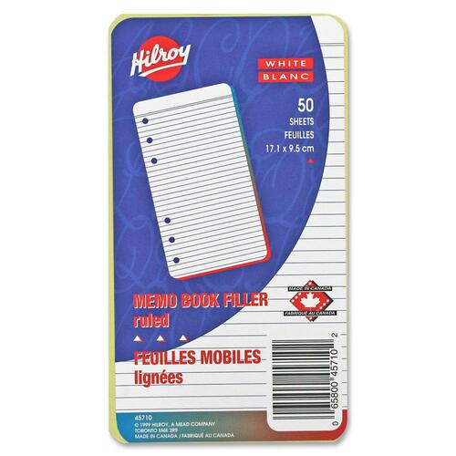 Hilroy Memo Book Refills - HLR45710