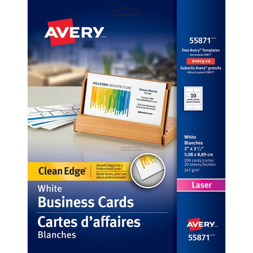 Avery&reg; Laser Business Card - AVE55871