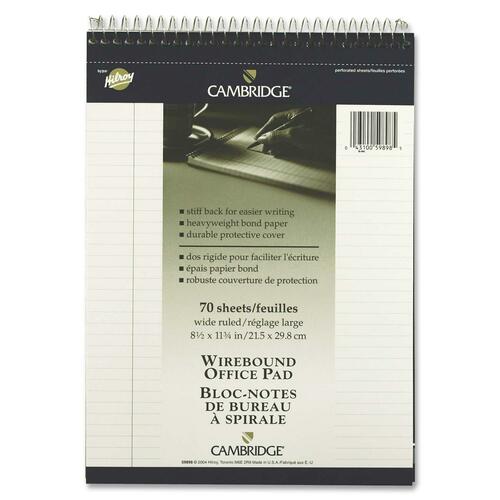 Hilroy Top Wire Bound Notebook - HLR59898