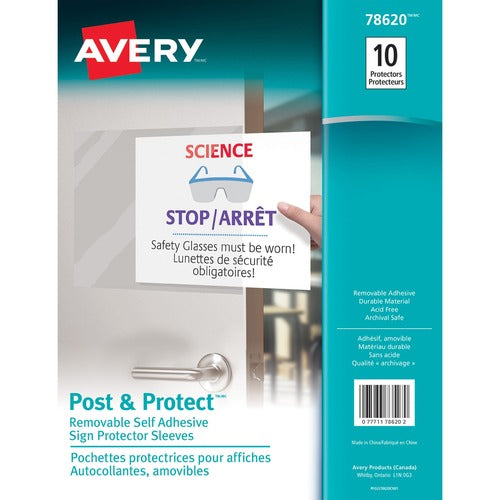 Avery&reg; Repositionable Display Protector - AVE78620