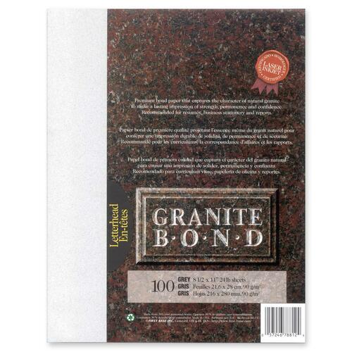 First Base Granite Bond 78812 Laser Laser Paper - FST78812