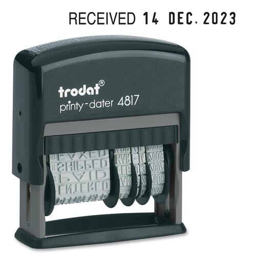 Trodat Dial-A-Phrase Date Stamp - TRO80362