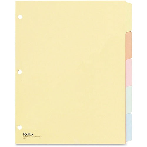 Oxford Plain Tab Index Divider - OXF213B