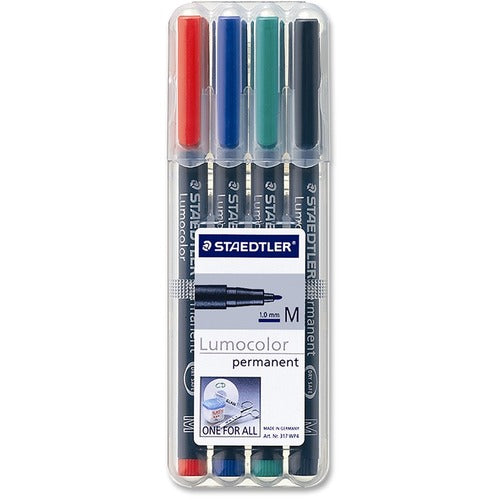 Staedtler Lumocolor Permanent Universal Pen - STD317WP4