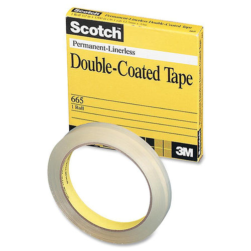 Scotch Scotch 665-6M33 Double-Coated Transparency Tape MMM6656M33