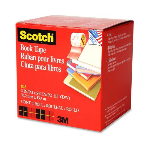 3M 3M Scotch Book Transparent Tape MMM845300