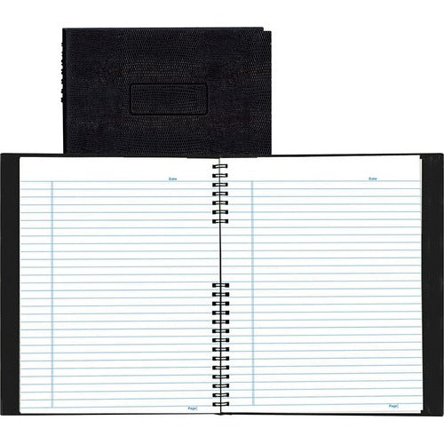 Blueline NotePro Lizard-Look Notebook - BLIA10200BLK