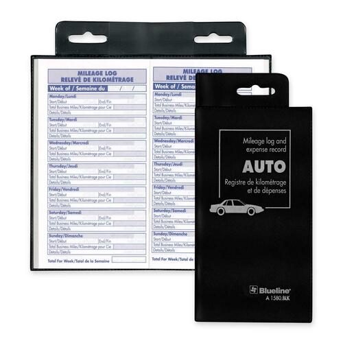 Blueline Blueline Bilingual Auto Record Book BLIA1580BK