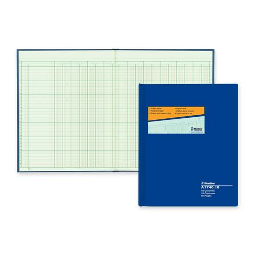 Blueline 1740 Series Columnar Book - BLIA174018