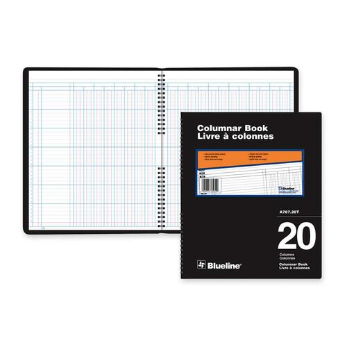 Blueline 767 Series Double Format Columnar Book - BLIA76720T