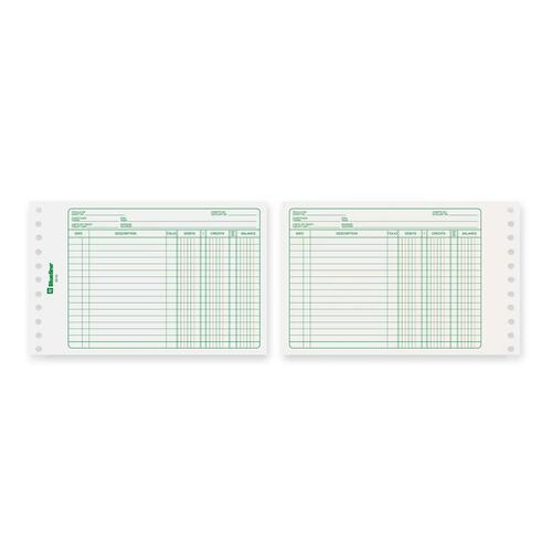 Blueline Bilingual Ledger Sheet - BLIBS55