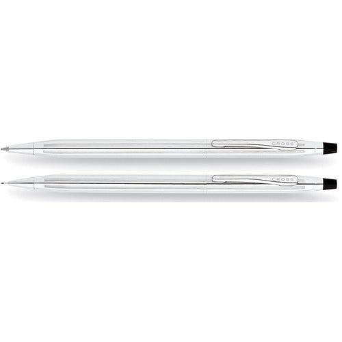 Cross Cross Classic Century Lustrous Chrome Ballpint Pen & 0.7mm Pencil Set CROC350105