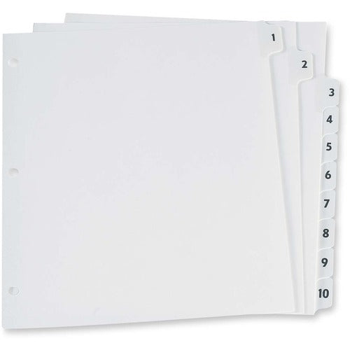 Oxford Preprinted Laminated Tab Index Divider - OXFCR21310W