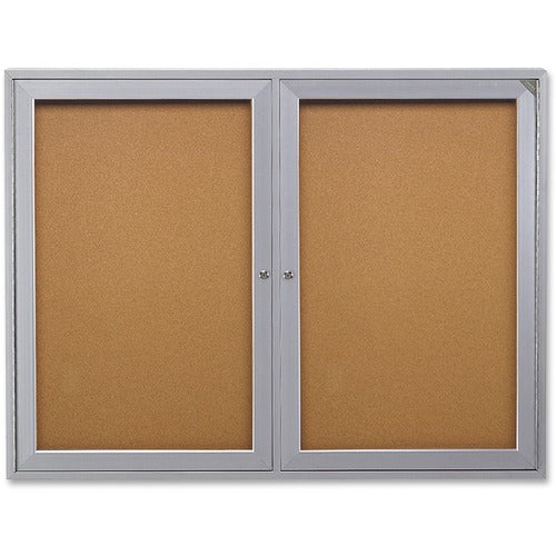 Ghent Ghent 2-Door Enclosed Bulletin Board GHEPA23648K