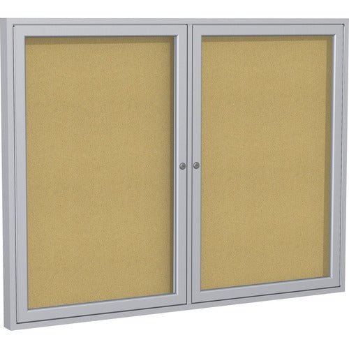 Ghent Ghent 2-Door Enclosed Bulletin Board GHEPA23660K