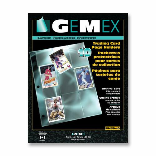 Gemex Trading Cards Page Holder - GMXPH3910