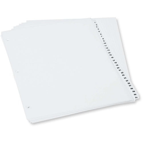 Oxford Poly Tab Index Divider - OXFPL21331W