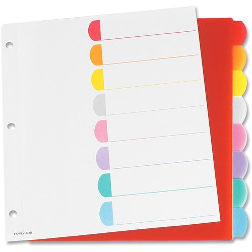 Oxford Color Coded Index Divider - OXFPL2138RD