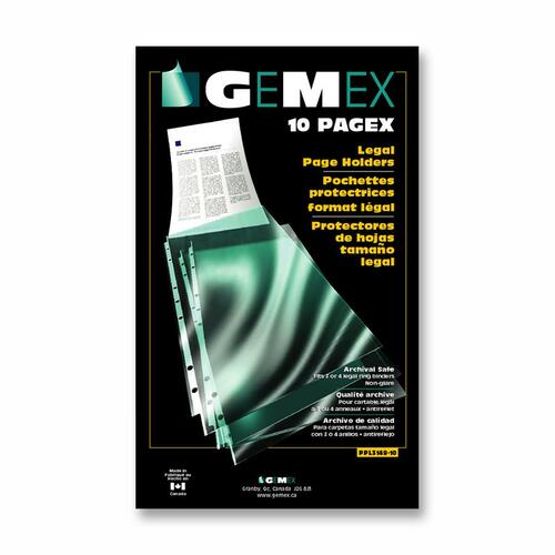 Gemex Top-loading Page Protectors - GMXPPL314910