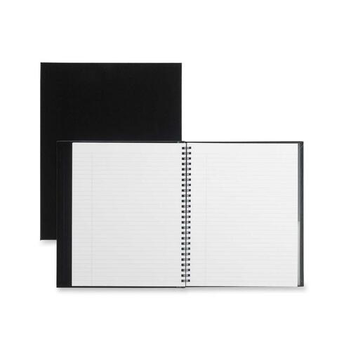 Winnable Classic Coil Hard-Covered Notebook with Pockets - WNNW2118BK