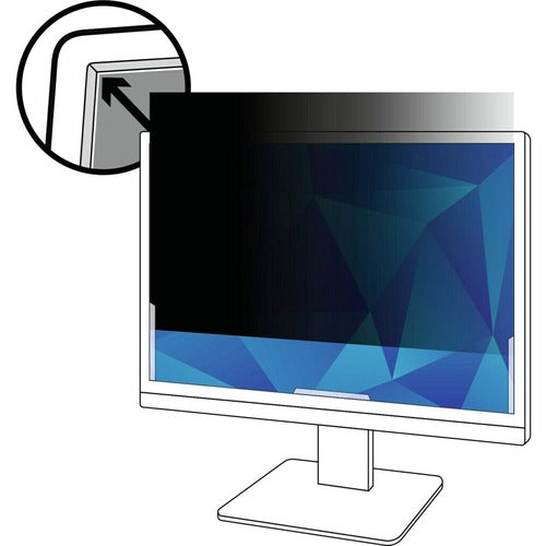 3M PF24.0W Privacy Filter for Widescreen Desktop LCD Monitor 24.0" - MMMPF240W OVZ