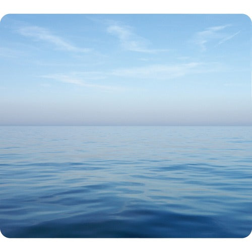 Fellowes Recycled Mouse Pad - Blue Ocean - FEL5903901