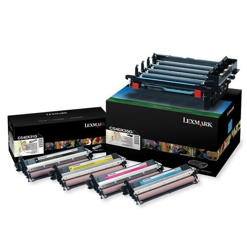 Lexmark Lexmark C540X74G Black/Color Imaging Kit LEXC540X74G