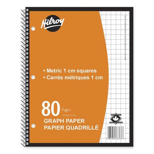 Hilroy Metric Graph Paper Coil Notebook - HLR66368