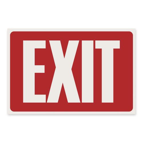 U.S. Stamp & Sign Exit Sign - USS9307