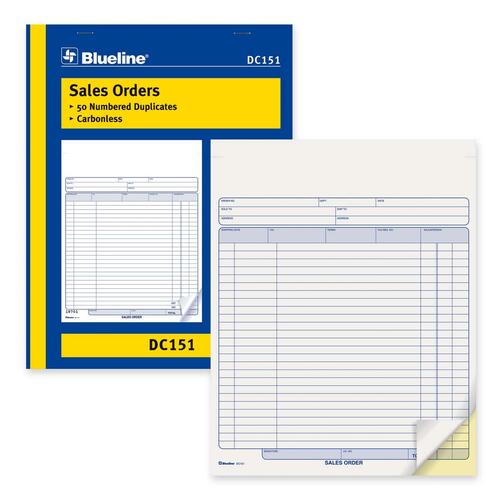 Blueline Sales Order Book - BLIDC151