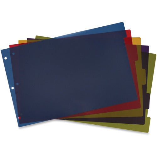 Cardinal Poly Divider with Adhesive Tabs - CRD84250