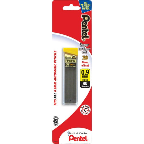 Pentel Super Hi-Polymer 0.9mm Lead Refill - PENC29BPHB