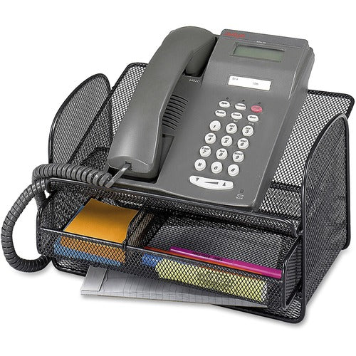 Safco Onyx Mesh Telephone Stand - SAF2160BL